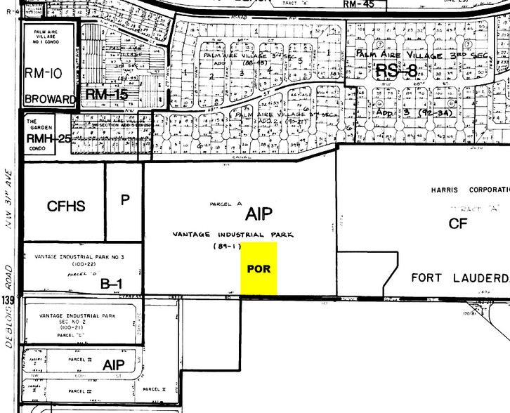 2745 W Cypress Creek Rd, Fort Lauderdale, FL for sale - Plat Map - Image 2 of 10