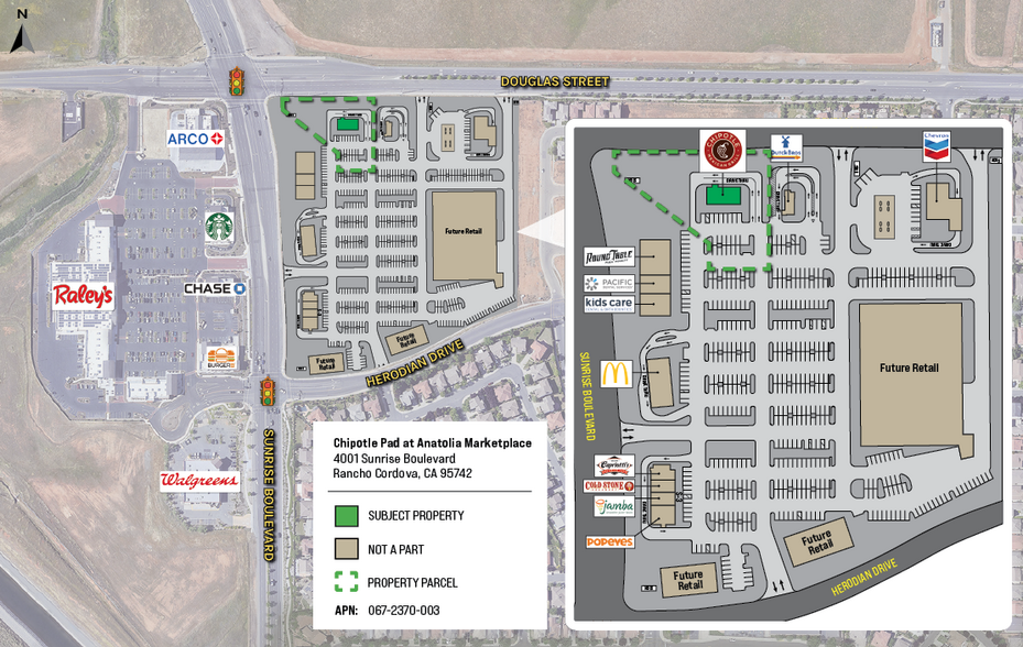 4001 Sunrise Blvd, Rancho Cordova, CA for sale - Site Plan - Image 1 of 1