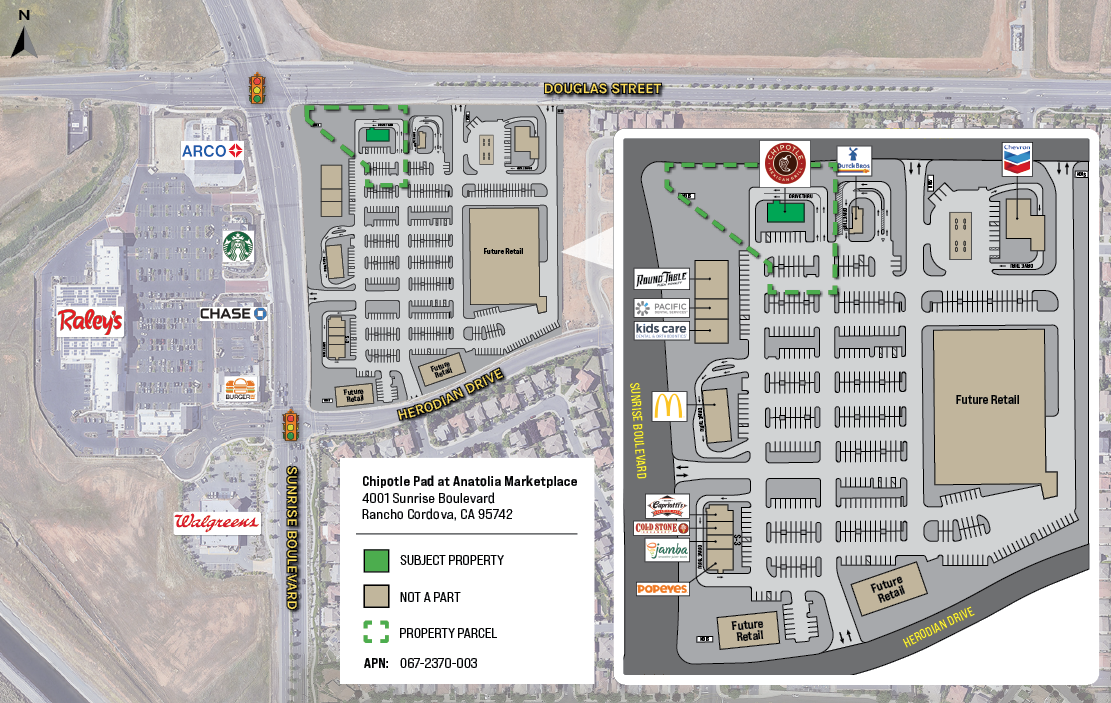 4001 Sunrise Blvd, Rancho Cordova, CA for sale Site Plan- Image 1 of 1