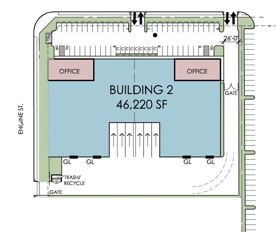2200 Wisteria, Paso Robles, CA for lease Floor Plan- Image 1 of 2