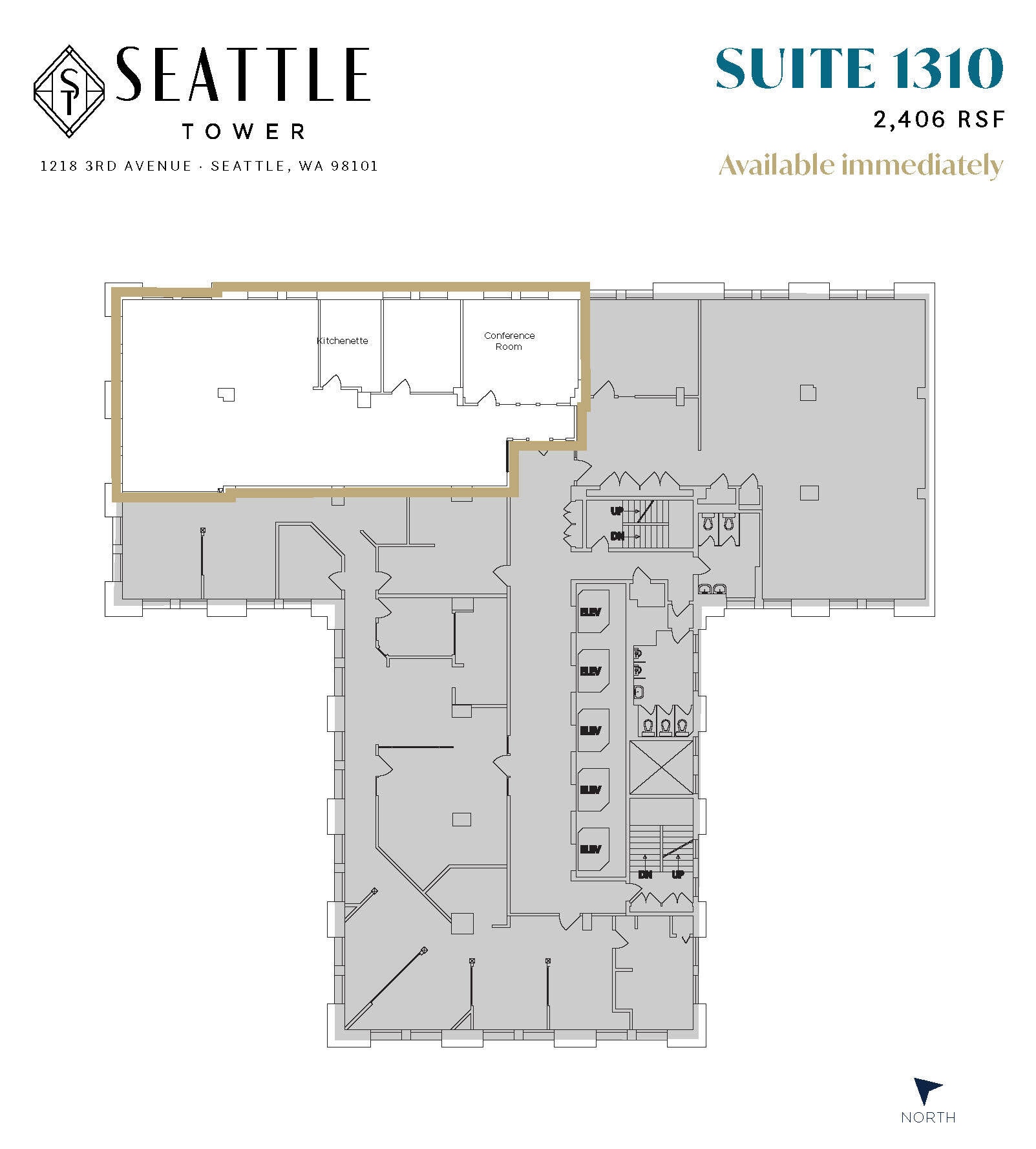 1218 3rd Ave, Seattle, WA for lease Floor Plan- Image 1 of 1