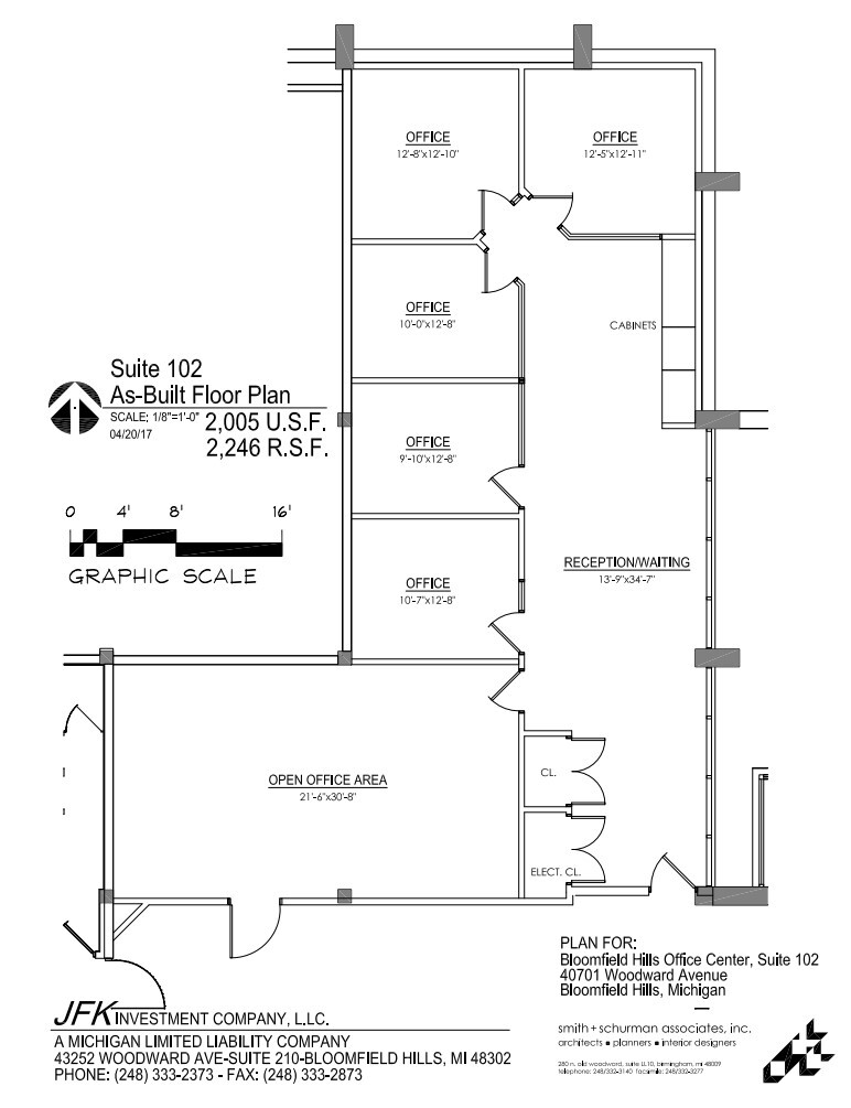 40701 Woodward Ave, Bloomfield Hills, MI for lease Floor Plan- Image 1 of 1