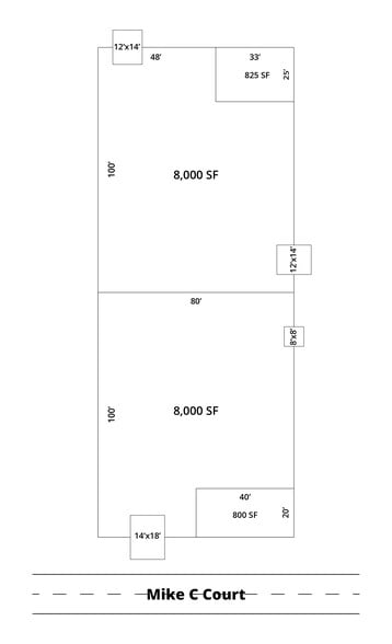 18321-18333 Mike C Ct, Fraser, MI for lease - Building Photo - Image 2 of 2