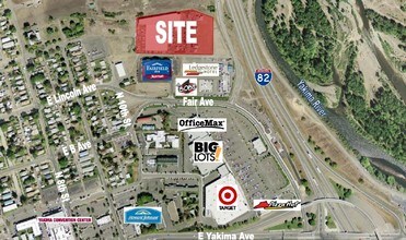 1015 E Lincoln Ave, Yakima, WA - AERIAL  map view
