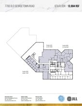 7700 Old Georgetown Rd, Bethesda, MD for lease Floor Plan- Image 1 of 2