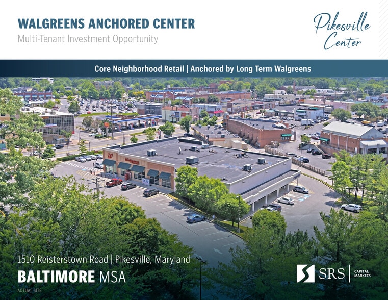 1510 Reisterstown Rd, Pikesville, MD for sale - Building Photo - Image 1 of 9