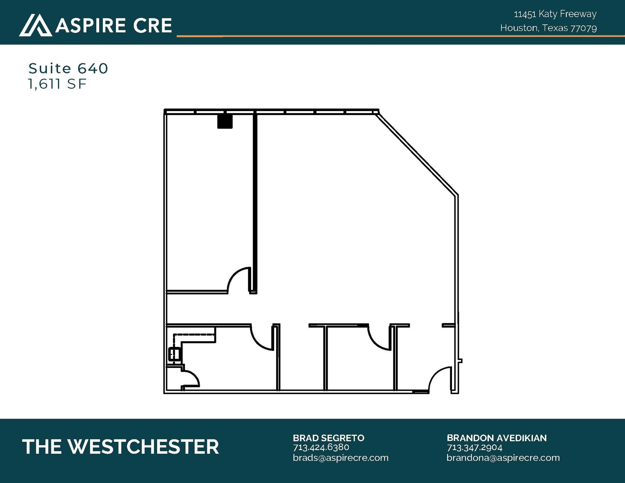 11451 Katy Fwy, Houston, TX for lease Floor Plan- Image 1 of 2