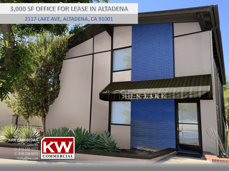 2117-2119 N Lake Ave, Altadena, CA for sale - Building Photo - Image 1 of 1