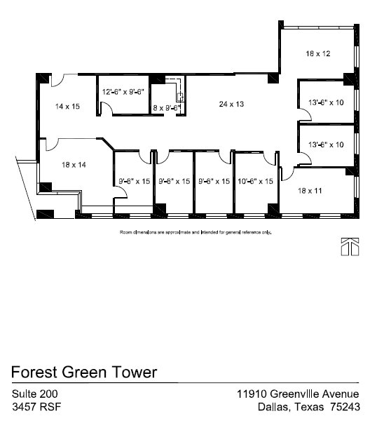 11910 Greenville Ave, Dallas, TX for lease Floor Plan- Image 1 of 1