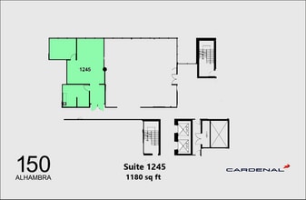 150 Alhambra Cir, Coral Gables, FL for lease Floor Plan- Image 1 of 1