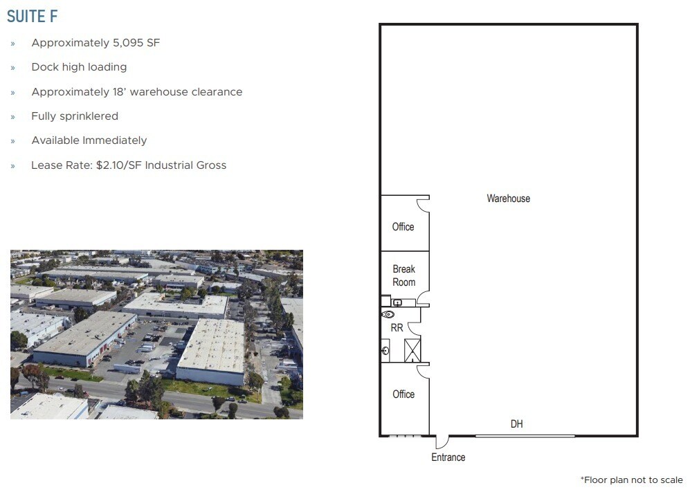 9389 Dowdy Dr, San Diego, CA for lease Floor Plan- Image 1 of 2