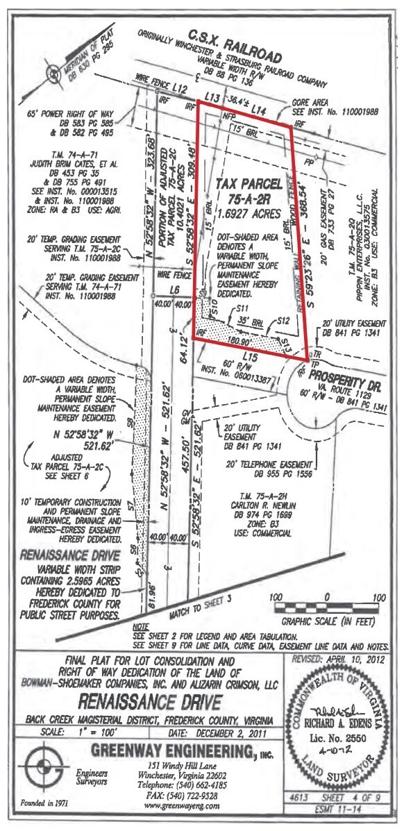 Prosperity Dr, Winchester, VA for sale Primary Photo- Image 1 of 2