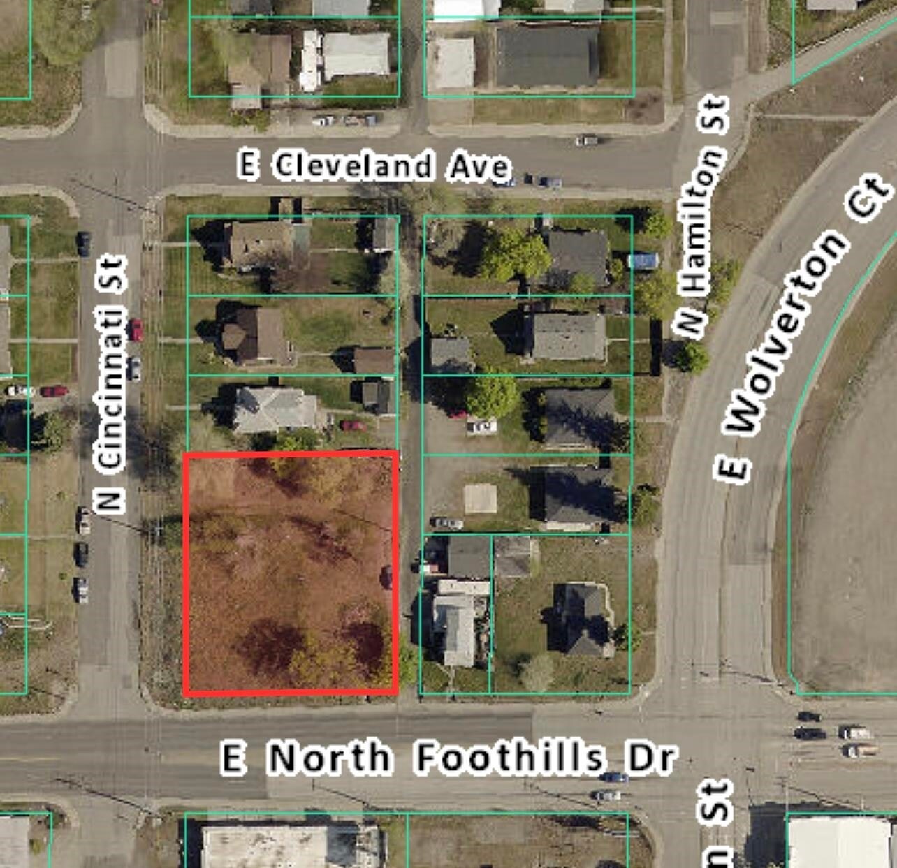 2808 N Cincinnati St, Spokane, WA for sale Aerial- Image 1 of 1