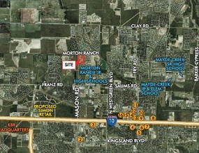 2712 N Mason Rd, Katy, TX - aerial  map view