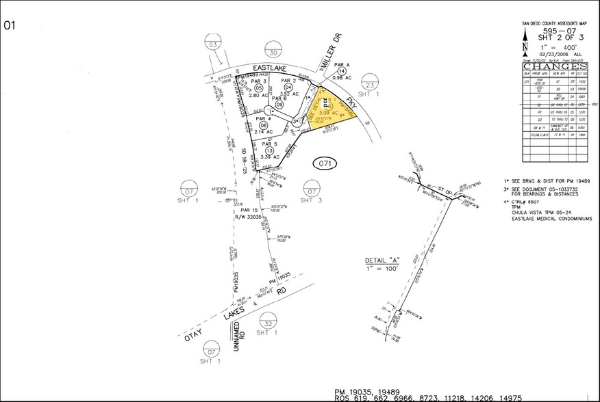 890 Eastlake Pky, Chula Vista, CA for lease - Plat Map - Image 3 of 4