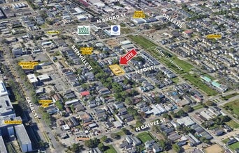 2407 Bienville St, New Orleans, LA - Aerial map view