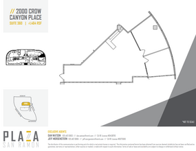 2010 Crow Canyon Pl, San Ramon, CA for lease Floor Plan- Image 1 of 1