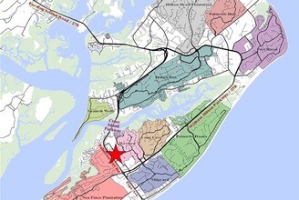 77 Arrow Rd, Hilton Head Island, SC - AERIAL map view