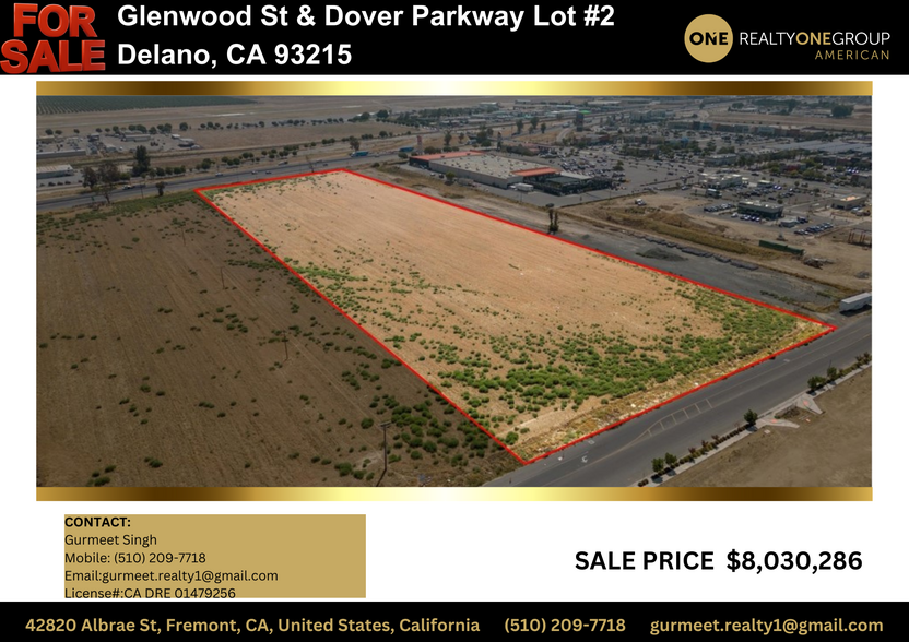 Glenwood St, Delano, CA for sale - Building Photo - Image 1 of 1