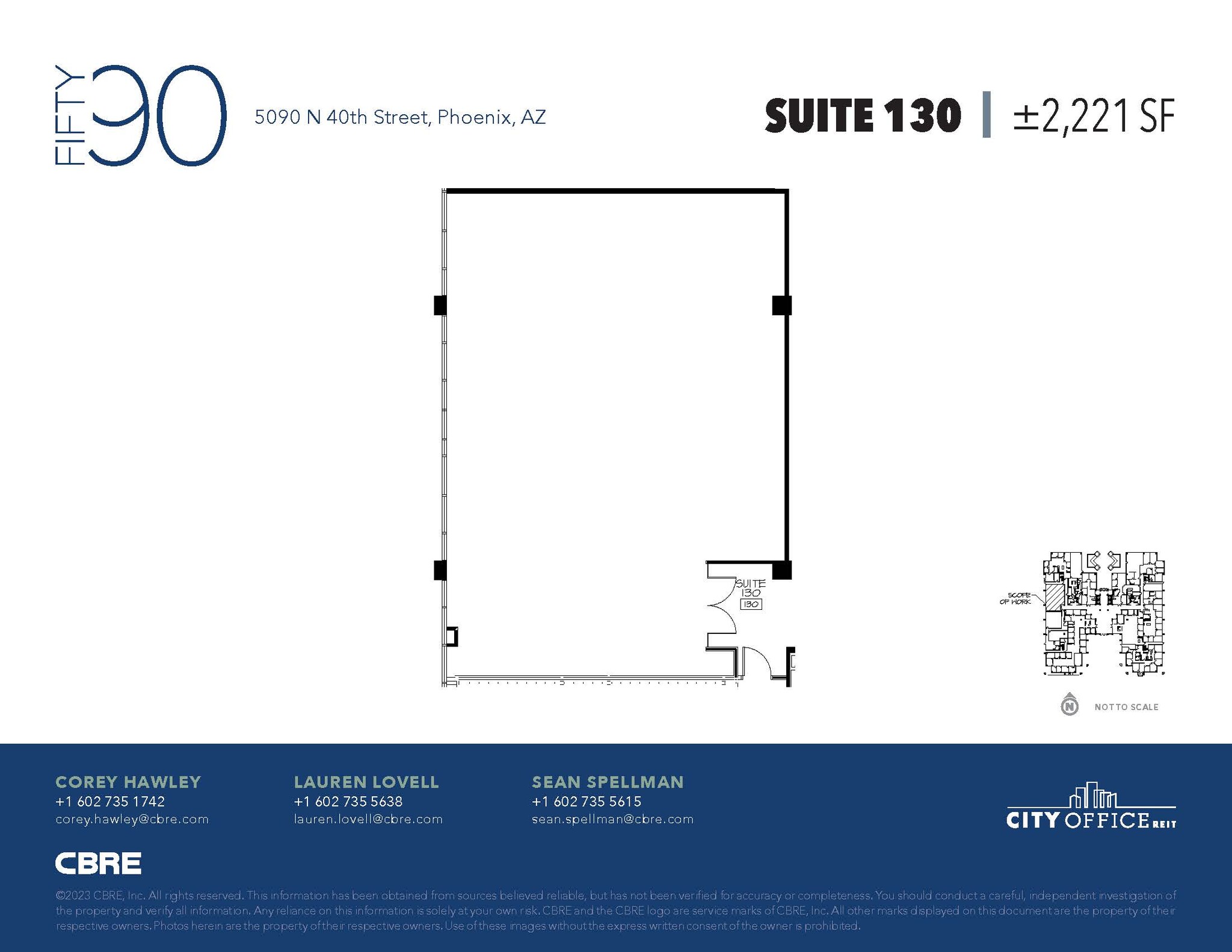 5090 N 40th St, Phoenix, AZ for lease Floor Plan- Image 1 of 1