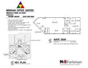 30600-30700 - 30800 Telegraph Rd, Bingham Farms, MI for lease Floor Plan- Image 2 of 2