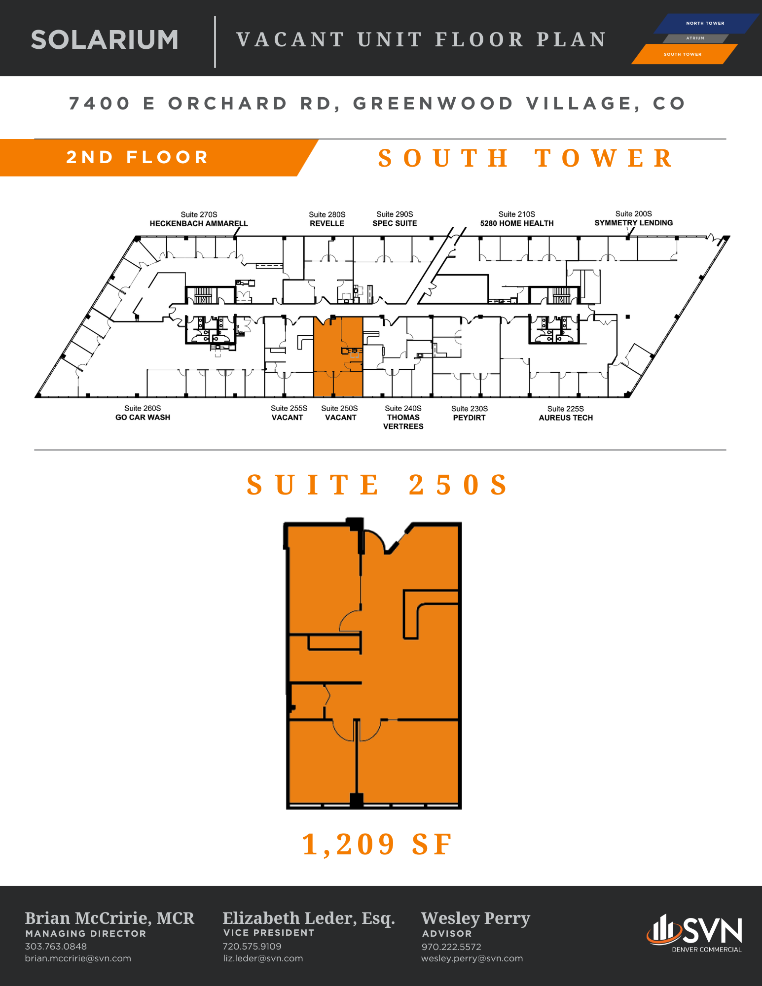 7400 E Orchard Rd, Greenwood Village, CO for lease Floor Plan- Image 1 of 1