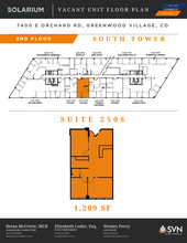 7400 E Orchard Rd, Greenwood Village, CO for lease Floor Plan- Image 1 of 1