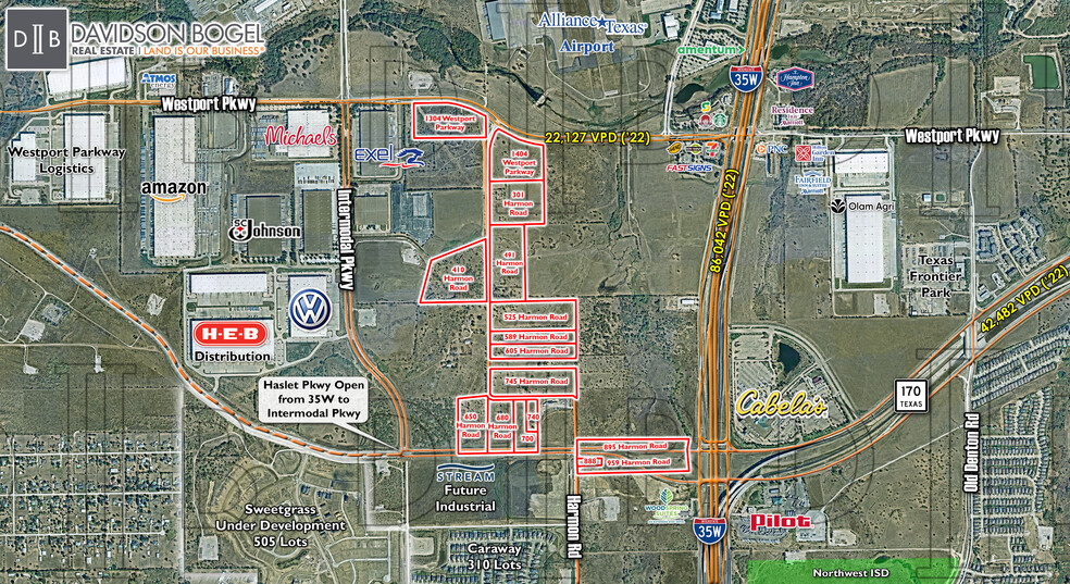 Alliance Airport: Noise Mitigation Land, Fort Worth, TX for sale - Building Photo - Image 2 of 2