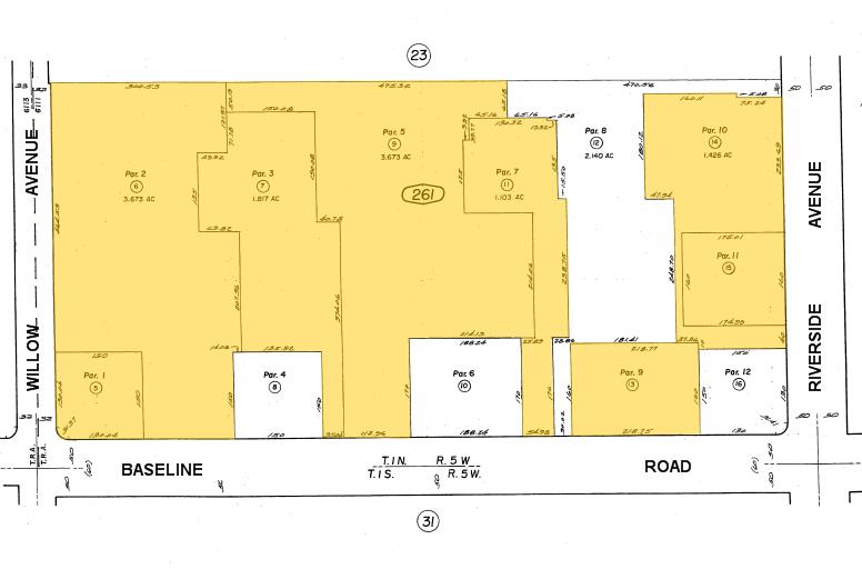 158-250 E Base Line Rd, Rialto, CA for lease - Plat Map - Image 3 of 3