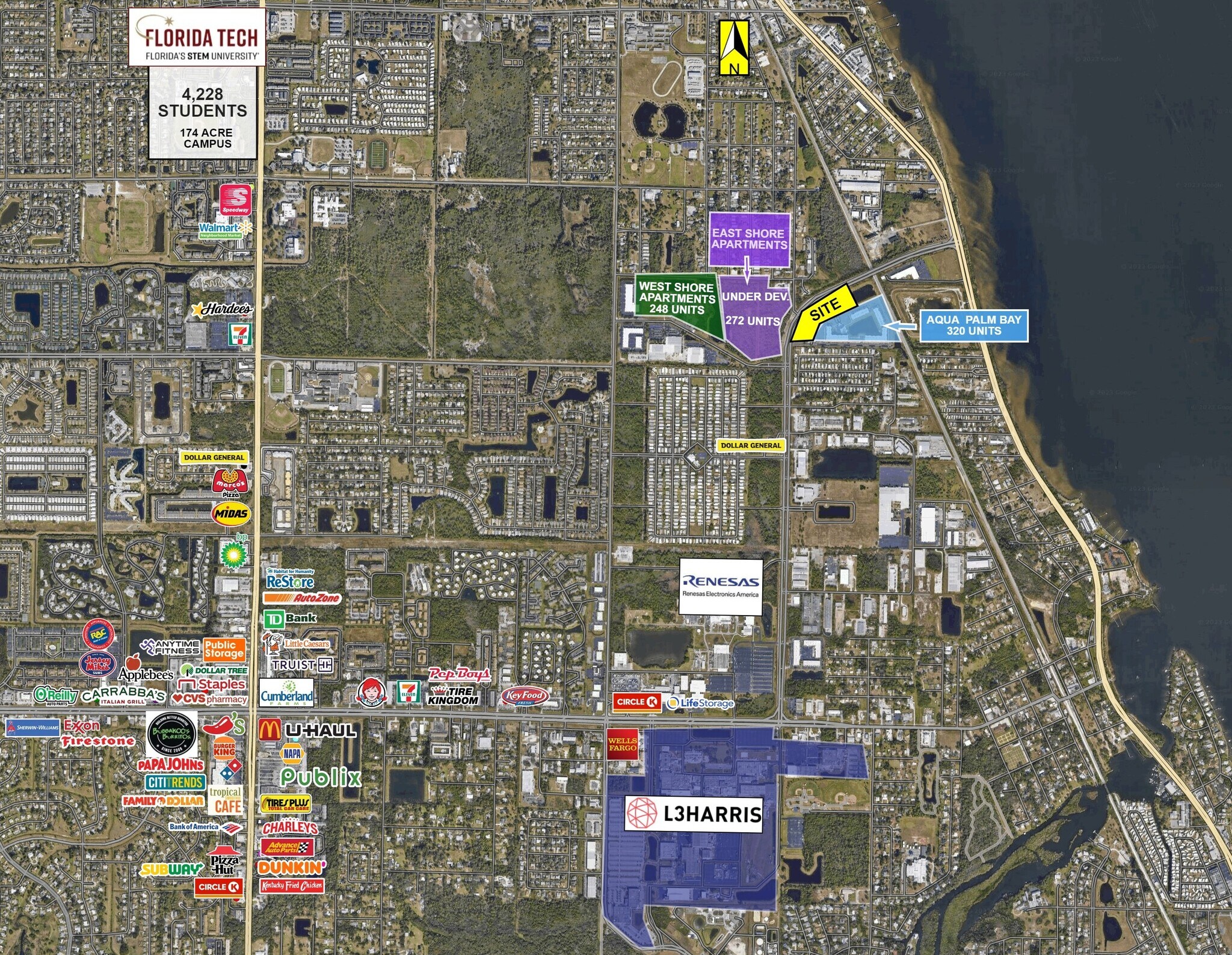 2155 Robert J Conlan Blvd NE, Palm Bay, FL for sale Aerial- Image 1 of 1