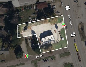 1007 S Wheeler St, Jasper, TX - AERIAL  map view