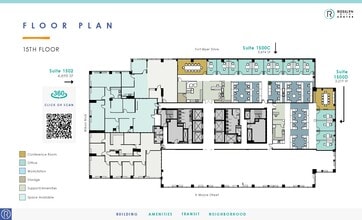 1700 N Moore St, Arlington, VA for lease Floor Plan- Image 1 of 1