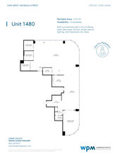 1090 W Georgia St, Vancouver, BC for lease Floor Plan- Image 1 of 1