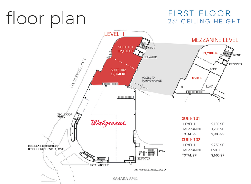 2427 Las Vegas Blvd S, Las Vegas, NV for lease - Floor Plan - Image 2 of 3