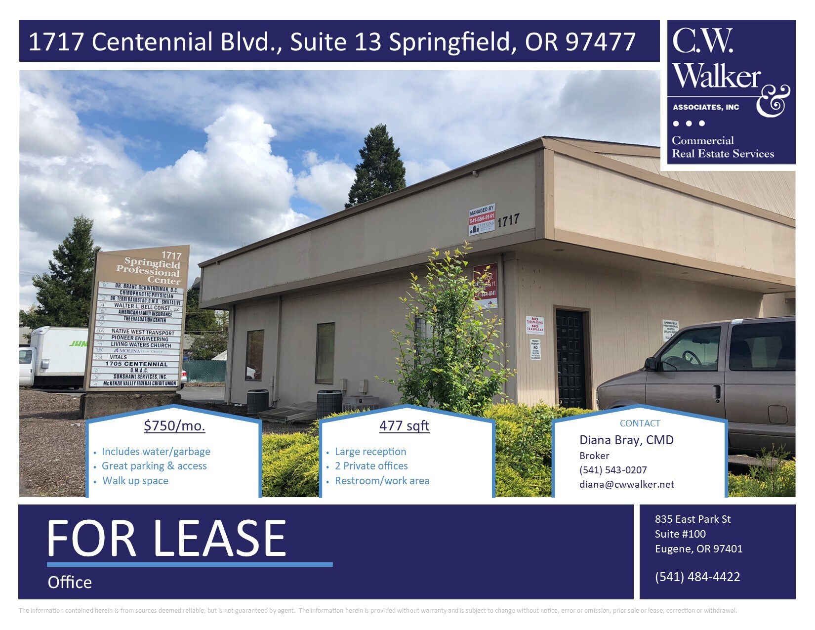 1717 Centennial Blvd, Springfield, OR for lease Building Photo- Image 1 of 1