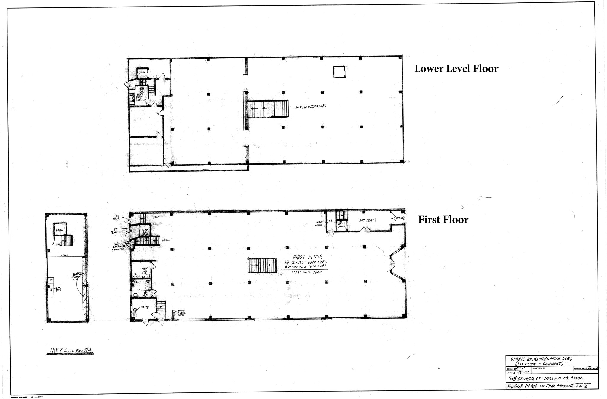 445 Georgia St, Vallejo, CA for lease Site Plan- Image 1 of 14