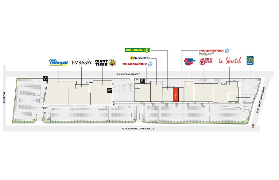 965 Boul Curé-Labelle, Laval, QC for lease - Site Plan - Image 2 of 8