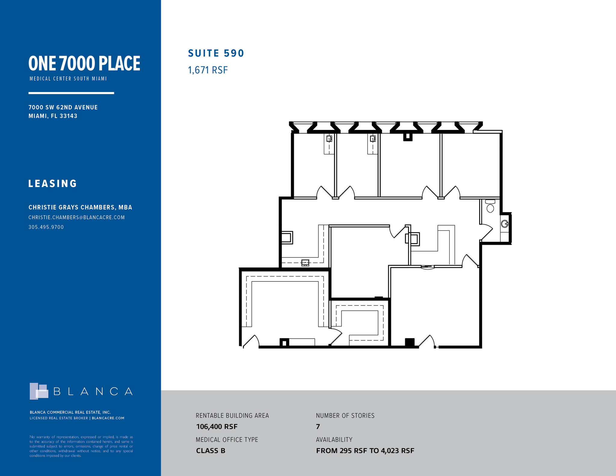 7000 SW 62nd Ave, Miami, FL for lease Floor Plan- Image 1 of 1