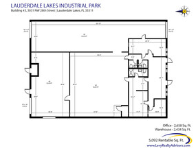 2696 NW 31st Ave, Lauderdale Lakes, FL for lease Floor Plan- Image 2 of 2