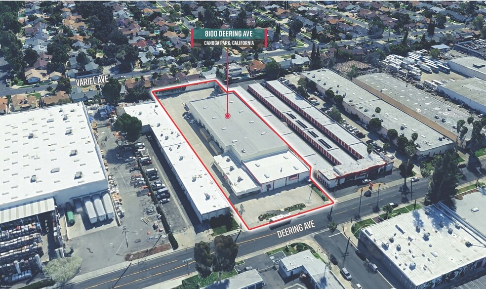 8100 Deering Ave, Canoga Park, CA for lease - Building Photo - Image 1 of 7