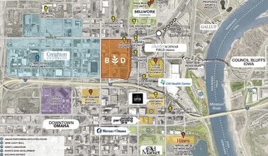 1501 Mike Fahey St, Omaha, NE - AERIAL  map view - Image1