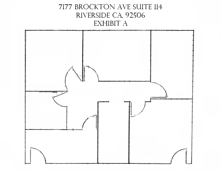 7177 Brockton Ave, Riverside, CA for lease Floor Plan- Image 1 of 1