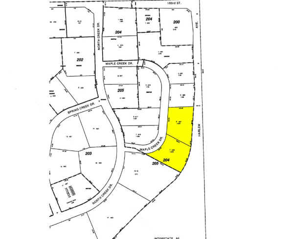 18501 Maple Creek Dr, Tinley Park, IL for sale - Plat Map - Image 3 of 9