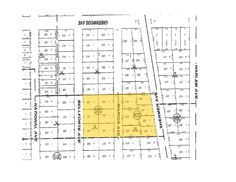7188 W Dempster St, Morton Grove, IL for lease - Plat Map - Image 2 of 2