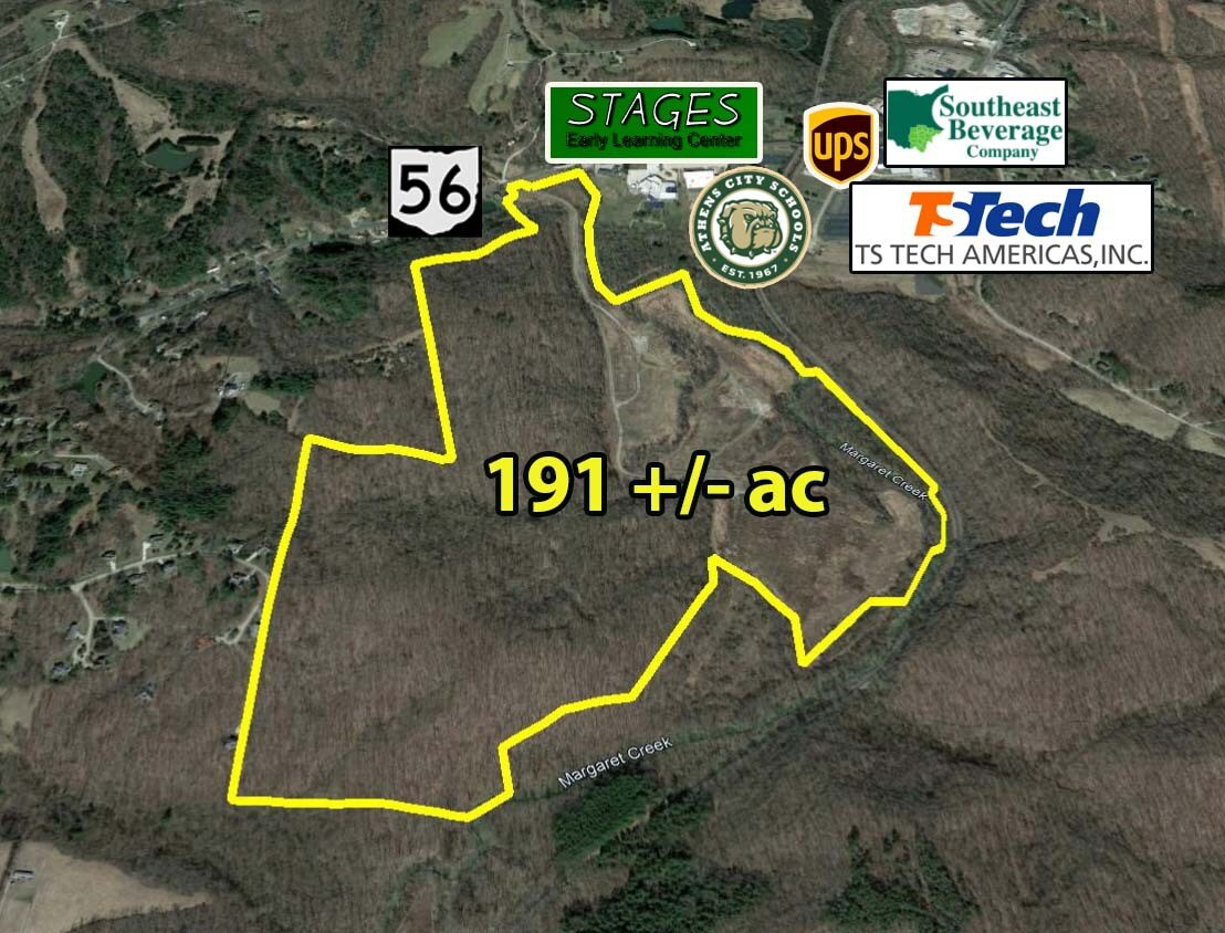 8003 SR 56 Hwy, Athens, OH for sale Aerial- Image 1 of 1
