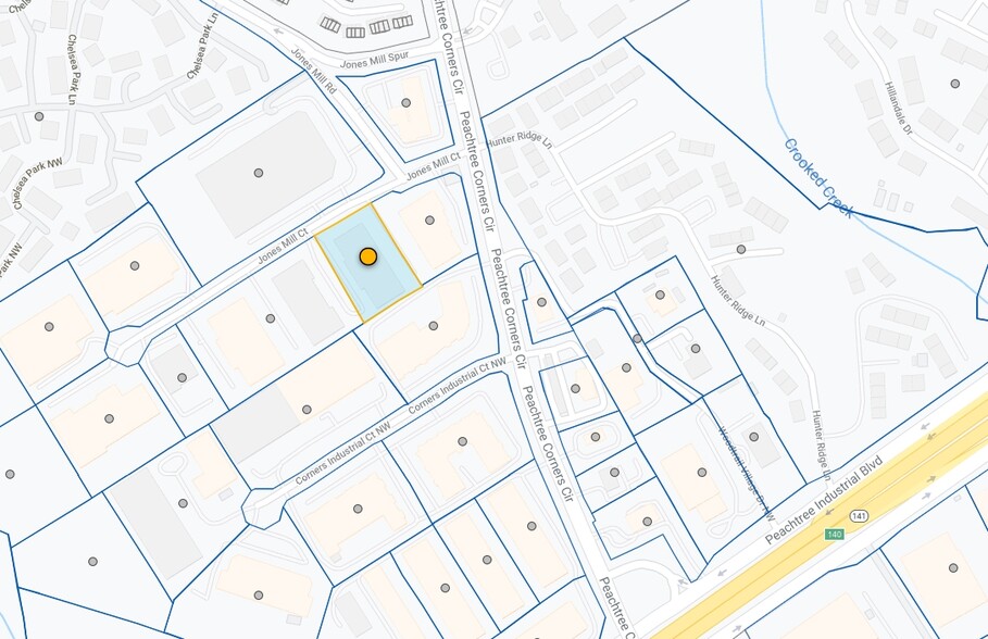 6670 Jones Mill Ct, Peachtree Corners, GA for lease - Plat Map - Image 2 of 5