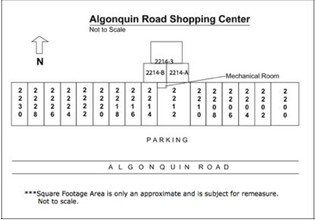 2202-2230 W Algonquin Rd, Rolling Meadows, IL for lease Site Plan- Image 1 of 1