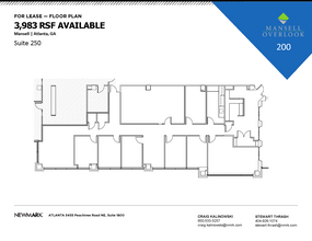 200 Mansell Ct E, Roswell, GA for lease Floor Plan- Image 1 of 1