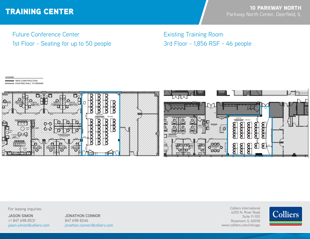 10 Parkway Blvd N, Deerfield, IL for lease Floor Plan- Image 1 of 2