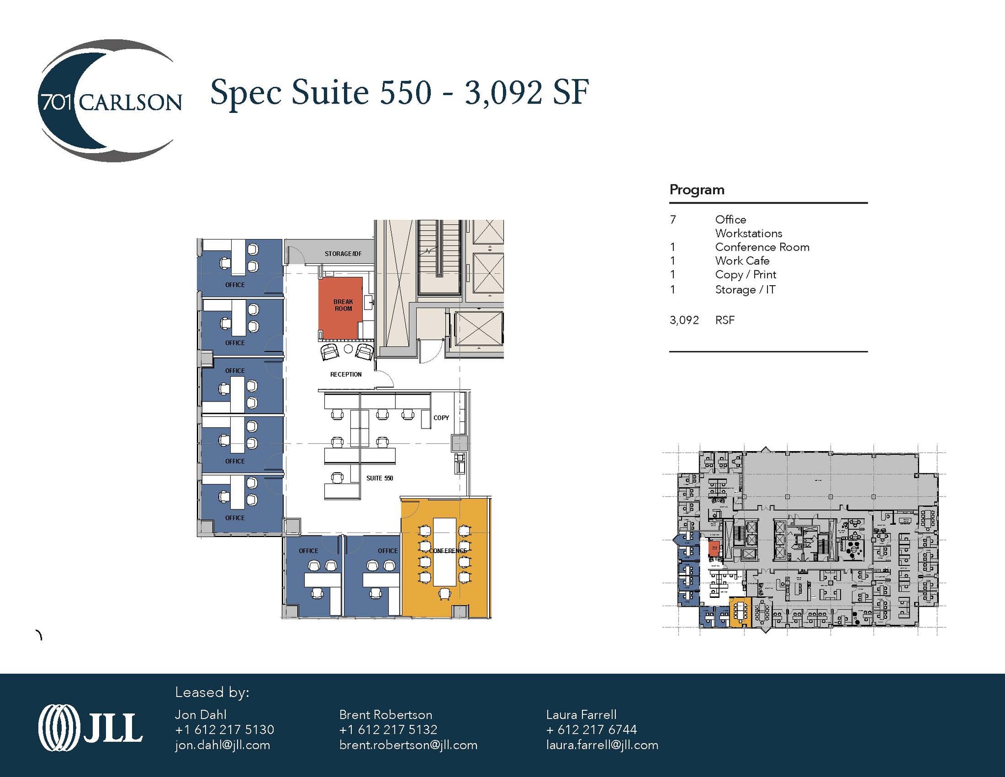 701 Carlson Pky, Minnetonka, MN for lease Floor Plan- Image 1 of 1